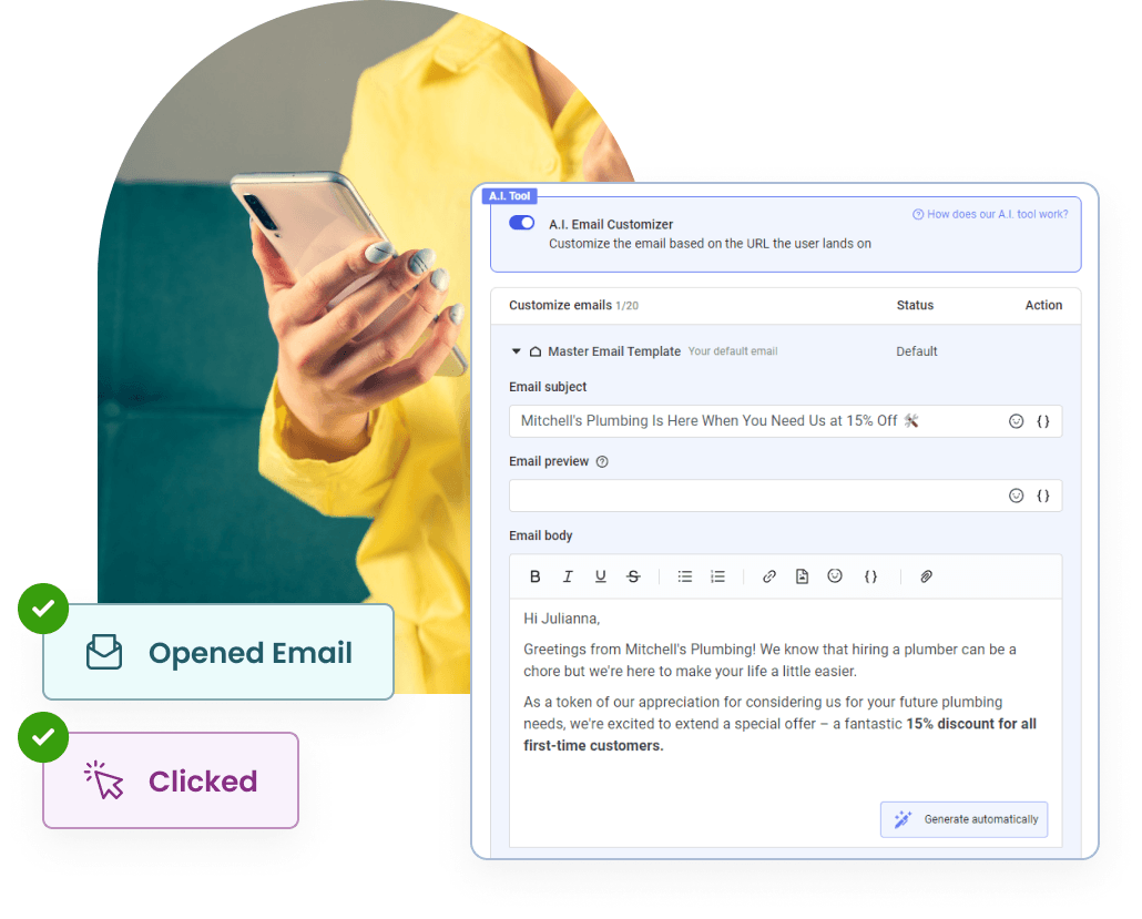 Mail categorization flow diagram